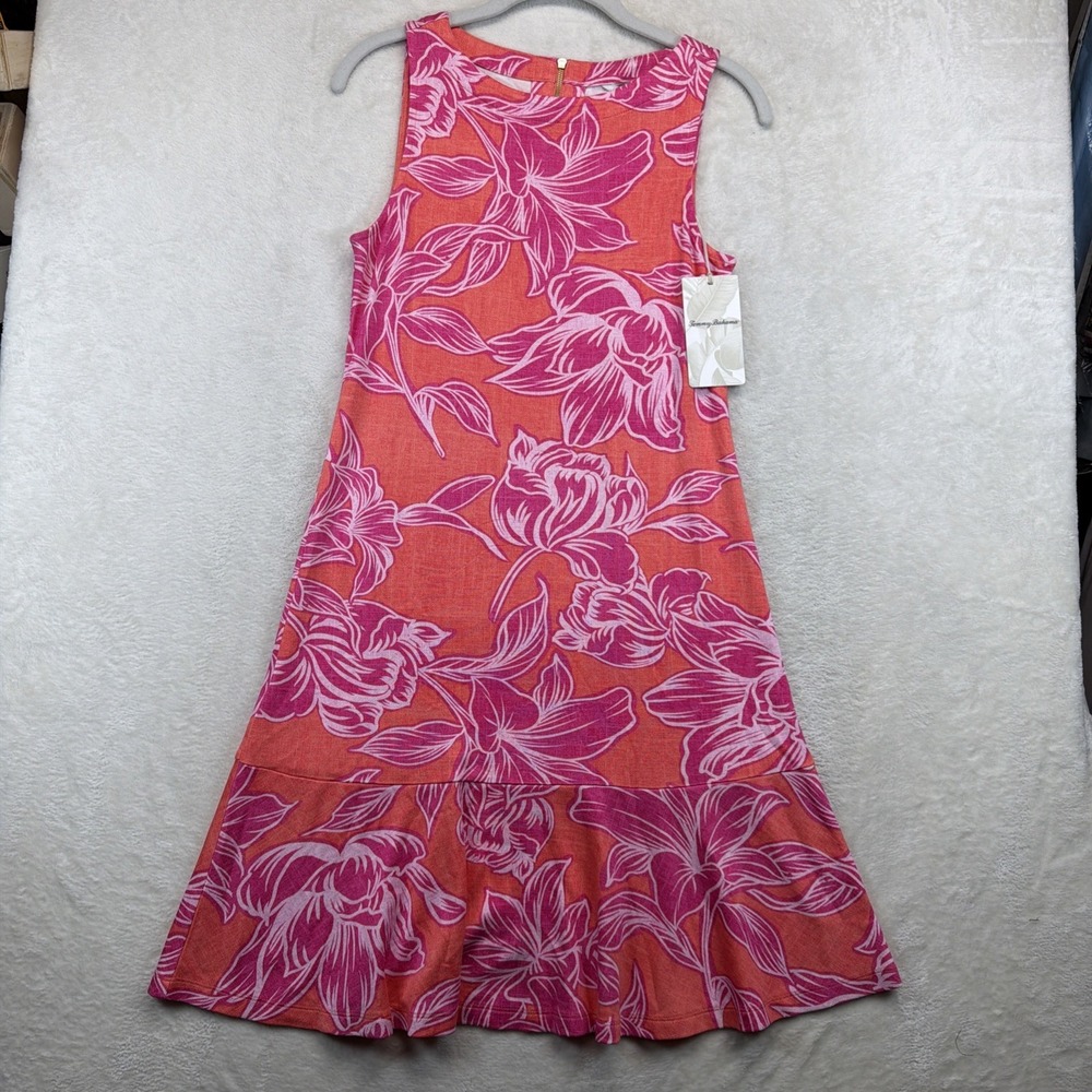 Tommy Bahama Darcy Womens XS Floral Dress UPF 30 Travel Wrinkle Resistant NWT